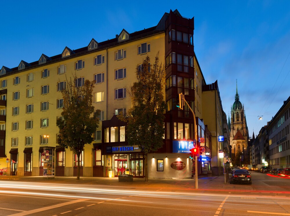 Hotel Front - Evening/Night