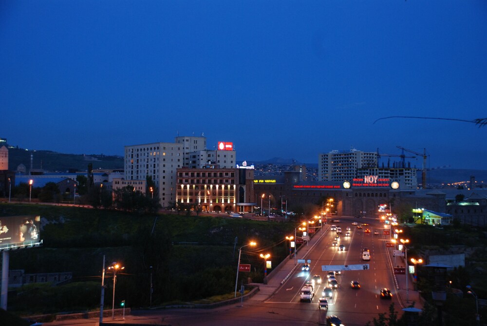 Hotel Front - Evening/Night