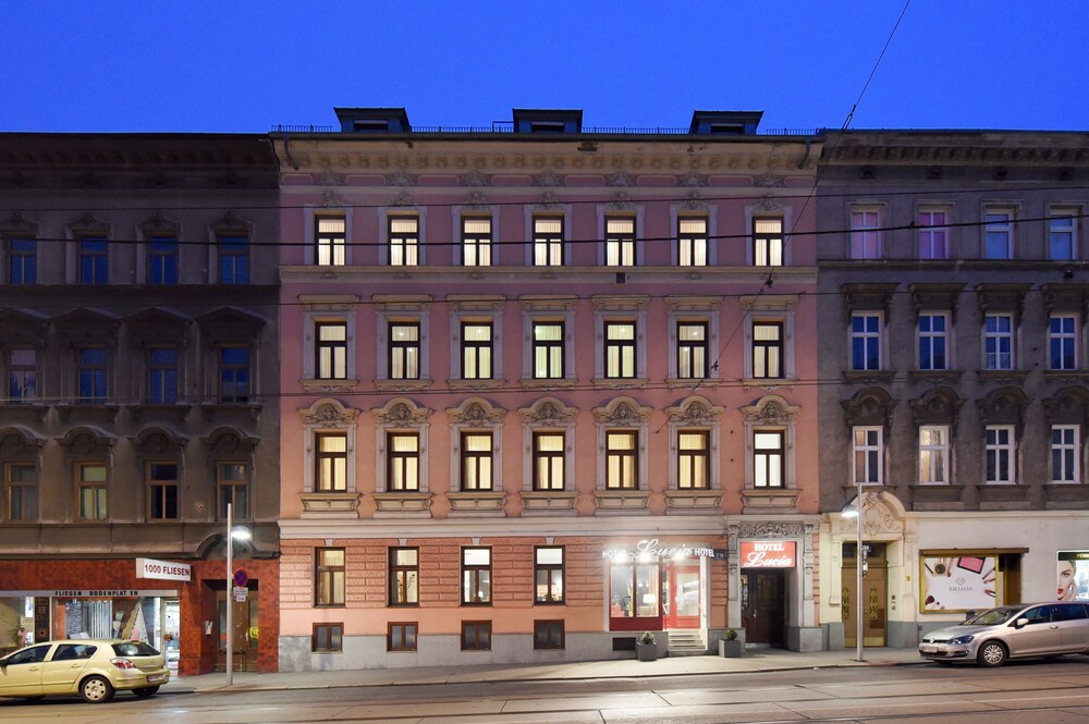 Hotel Front - Evening/Night