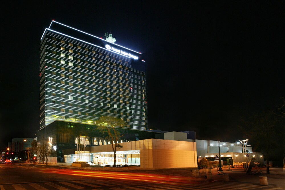 Hotel Front - Evening/Night