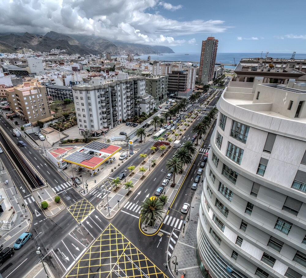Blick vom Hotel