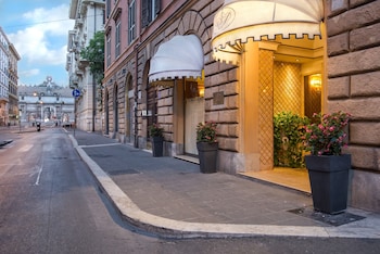 Hotel Front - Evening/Night