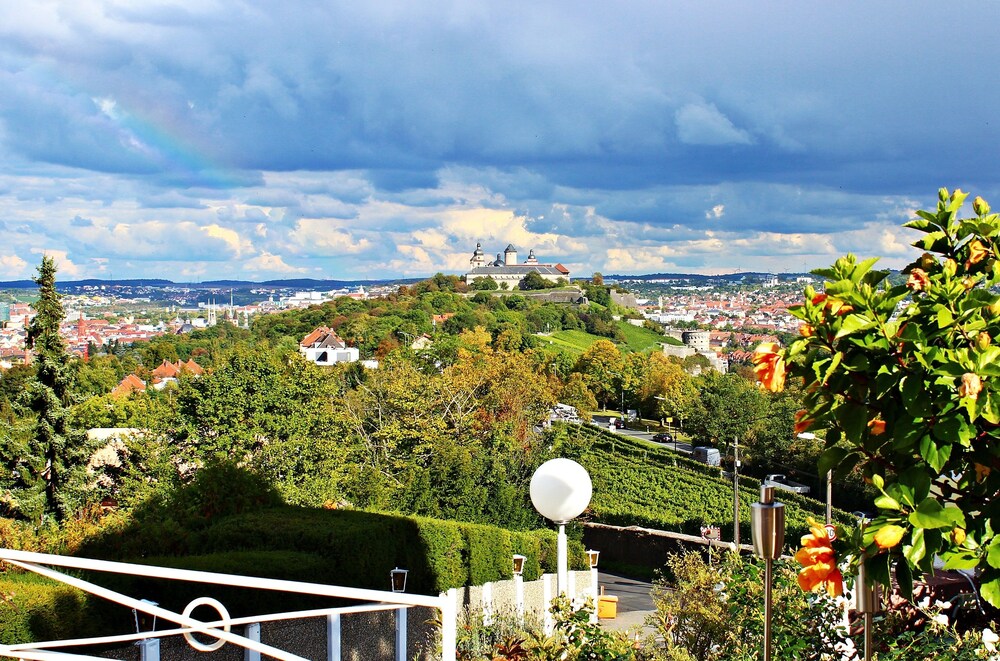 Blick vom Hotel