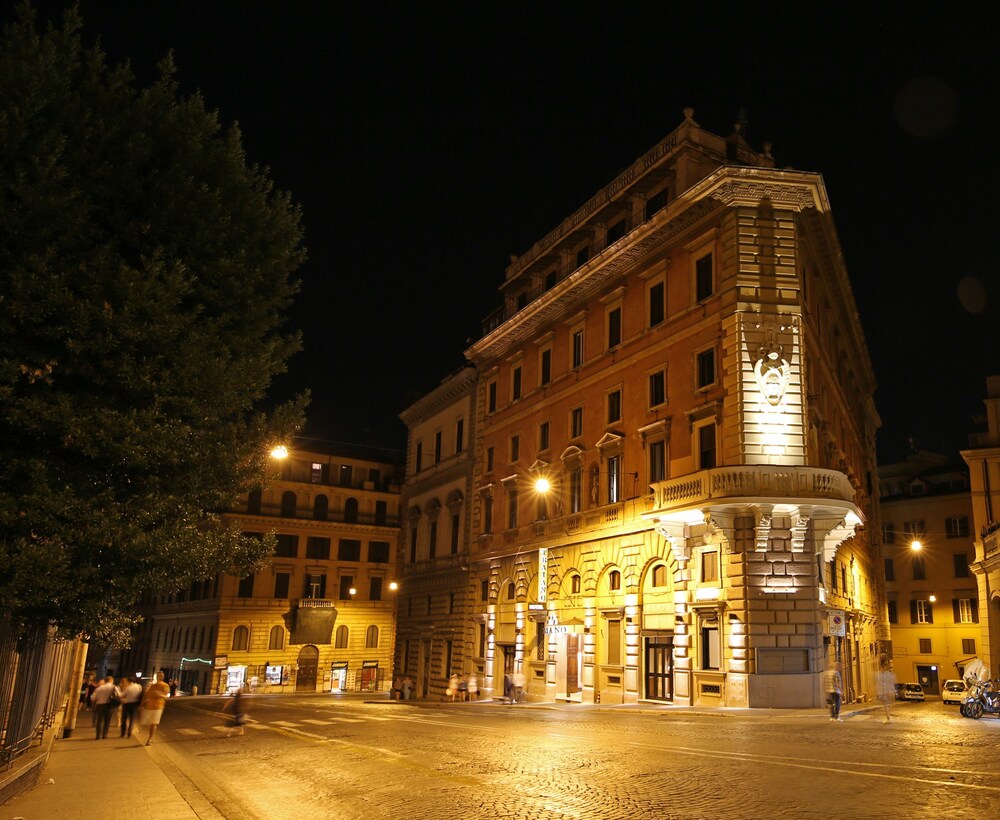 Hotel Front - Evening/Night