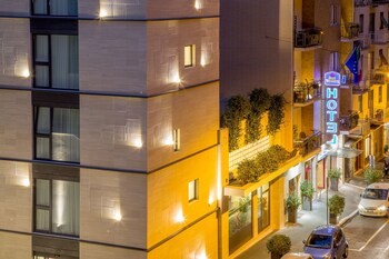 Hotel Front - Evening/Night