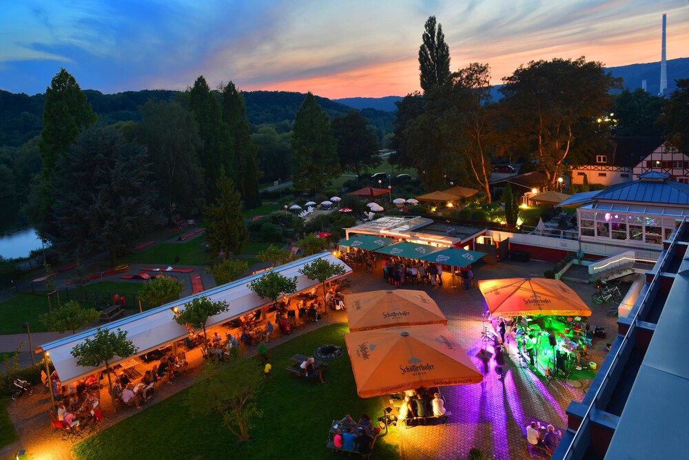 Blick vom Hotel