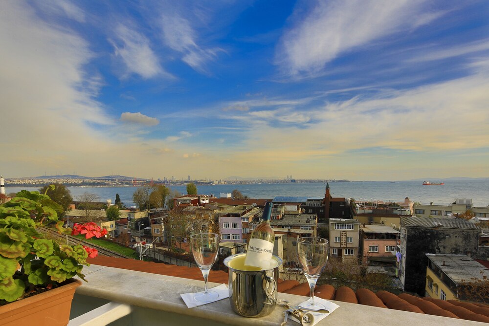 Blick vom Balkon