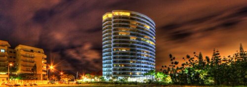 Hotel Front - Evening/Night