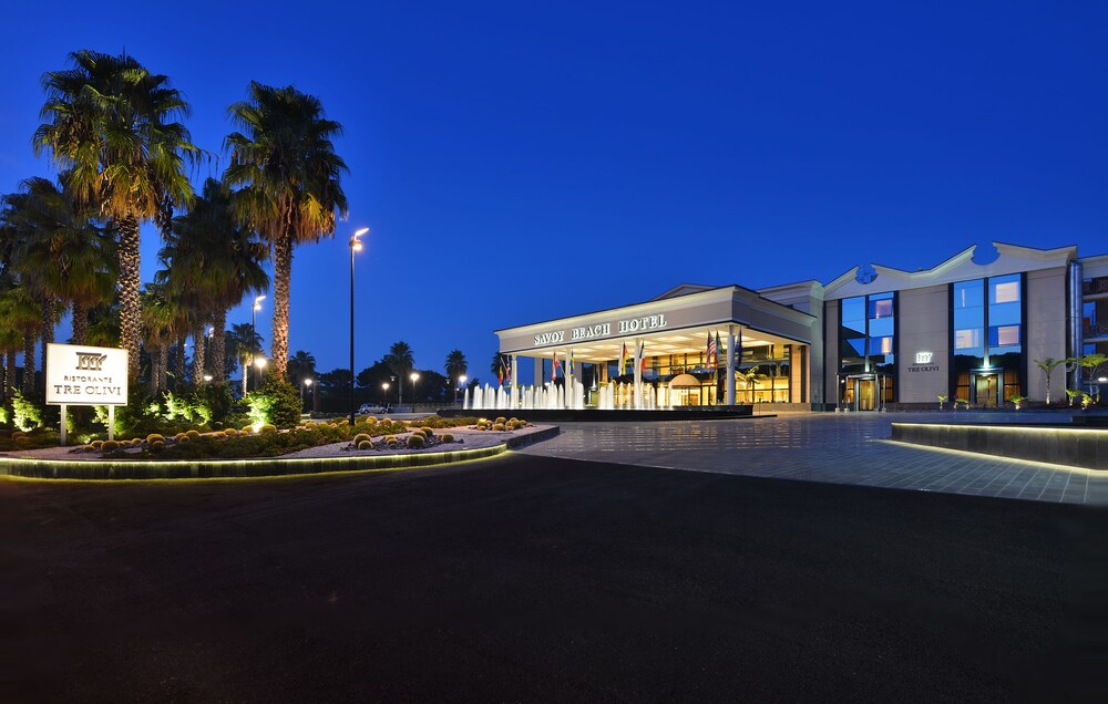 Hotel Front - Evening/Night