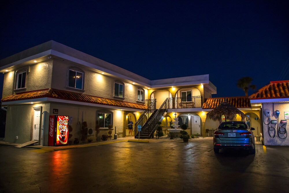 Hotel Front - Evening/Night