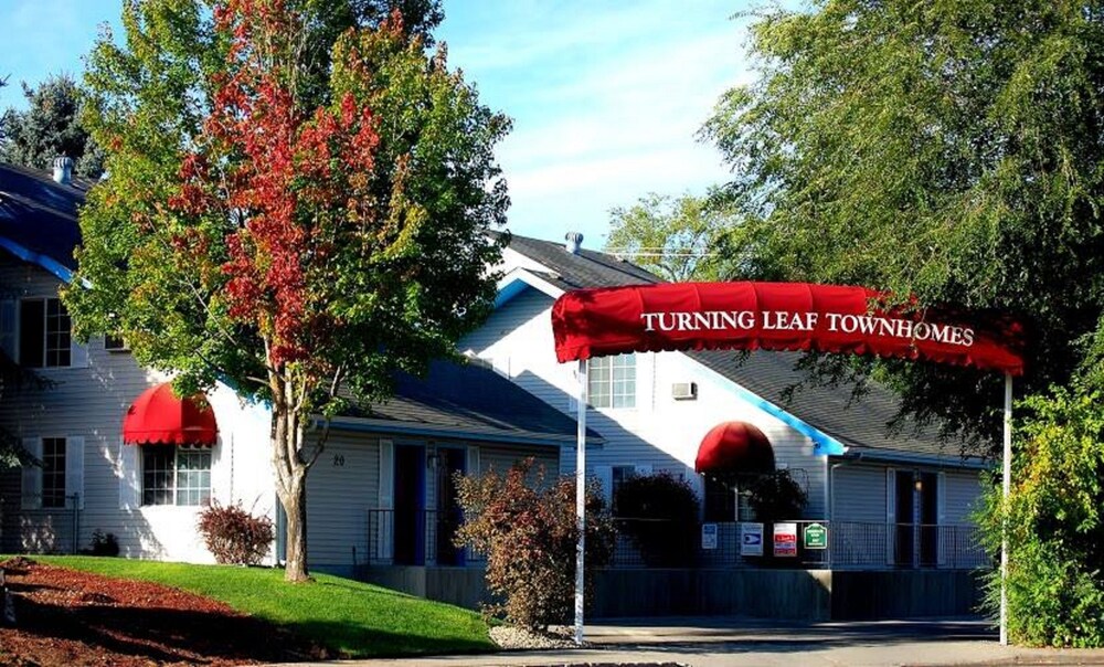 Property entrance, Turning Leaf Townhome Suites