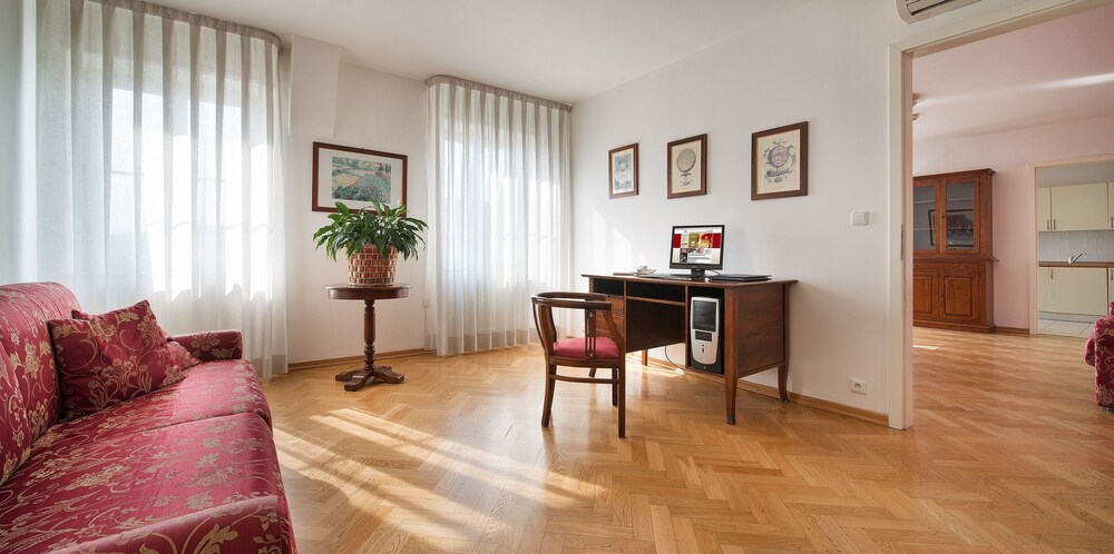 Businesscentrum in kamer: Suite, Uitzicht op de stad