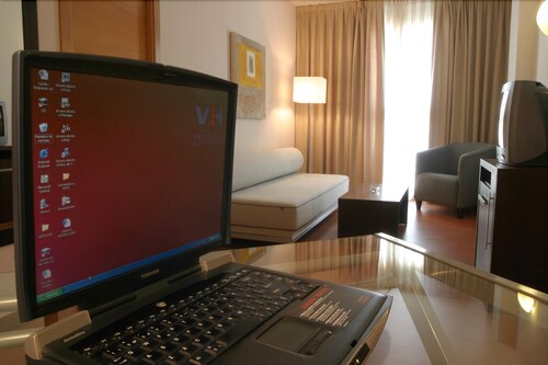 Centro de negocios en la habitación