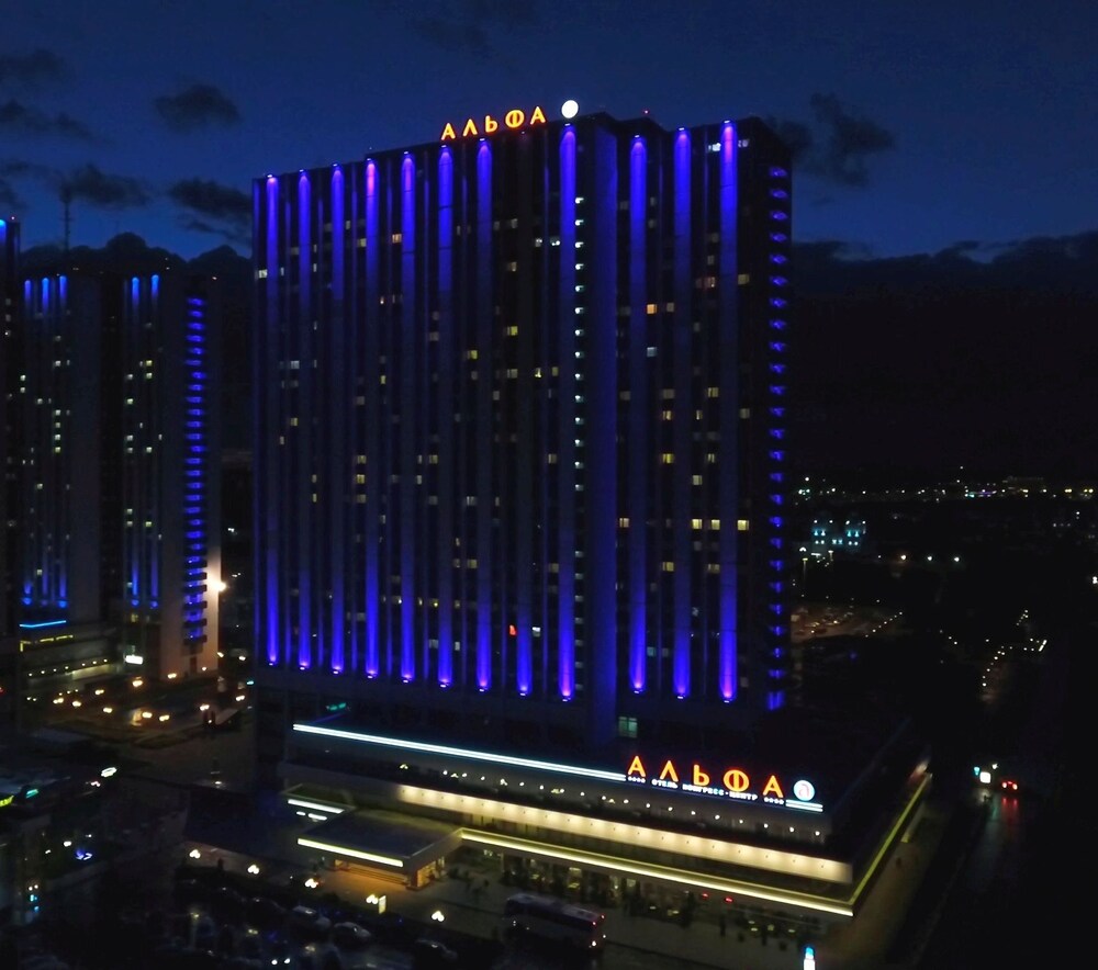 Hotel Front - Evening/Night
