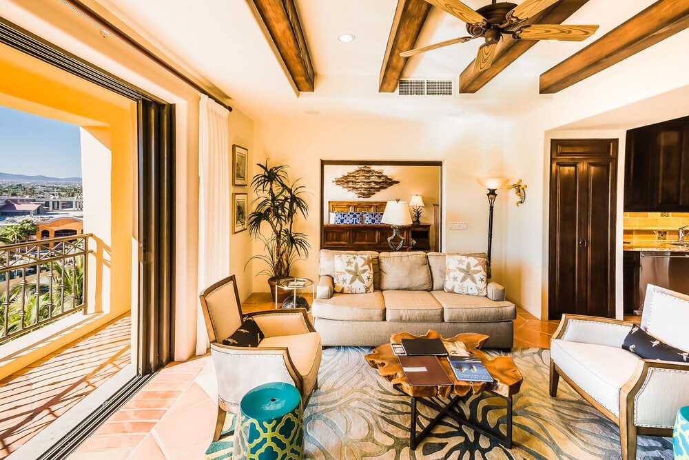 1 Bedroom (Marina & City View) - Living Area
