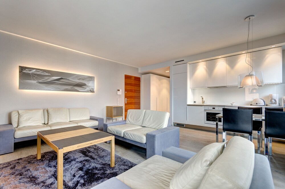거실 공간 (디럭스 아파트, 침실 1개, 테라스 (2 adults living room))