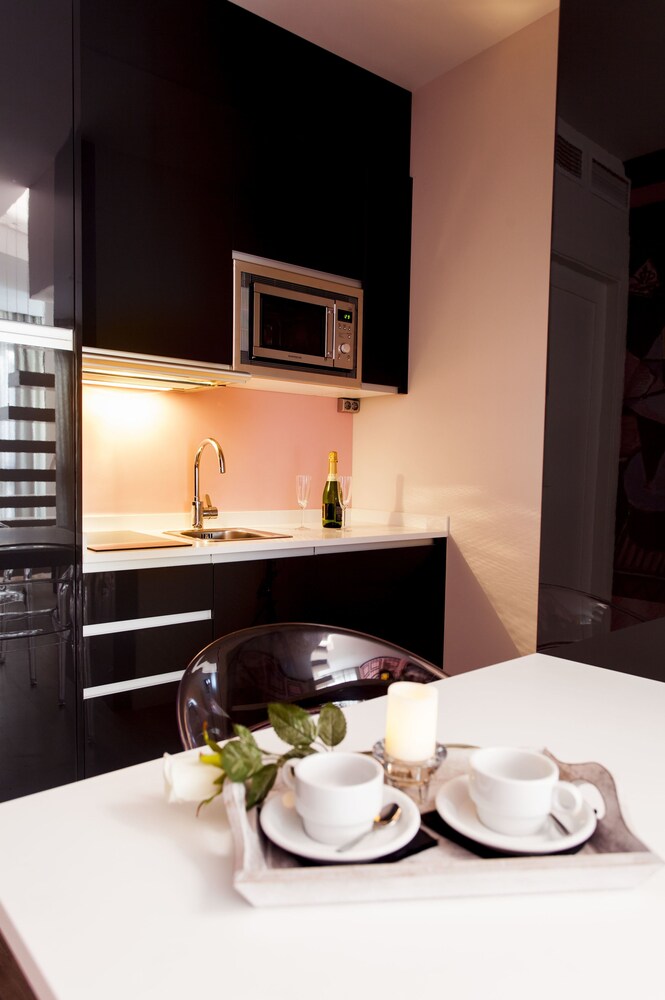 Cocina en la habitación: Apartamento, 1 habitación (Suit)