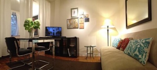 Large Prewar Studio, W65th/Broadway - Living Area