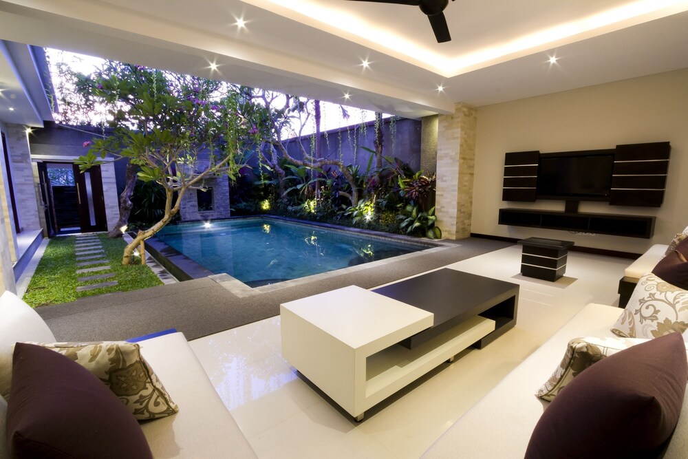 거실 공간 (빌라, 침실 3개 (Pool Villa))