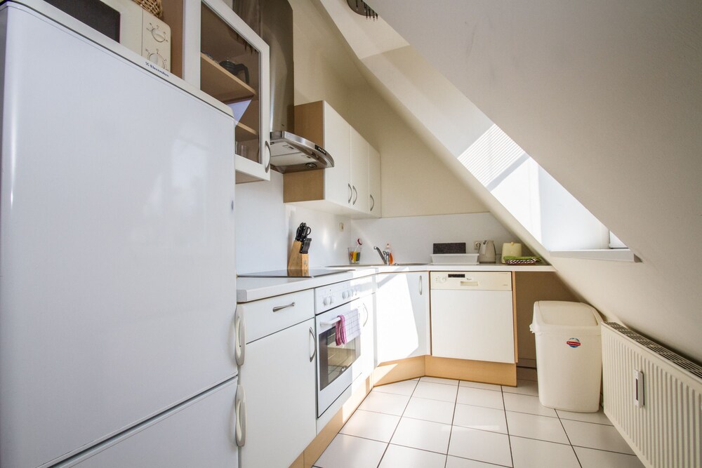 Küche im Zimmer (Apartment, 1 Schlafzimmer (4 Erwachsene) Nr.13)