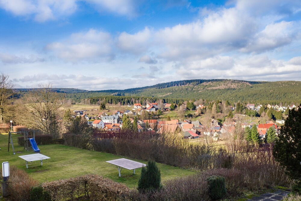 Blick vom Hotel