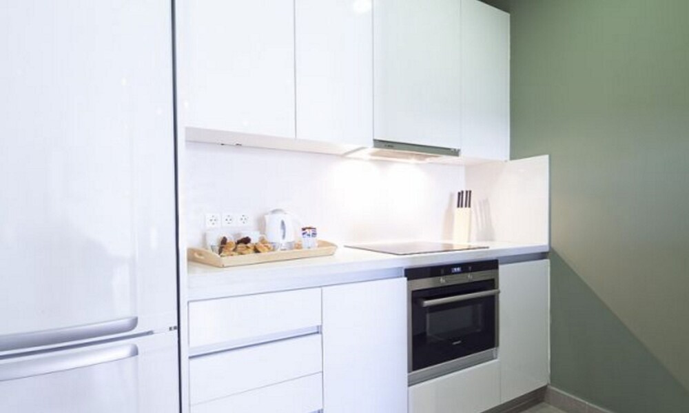 Keuken in kamer: Appartement, 1 slaapkamer