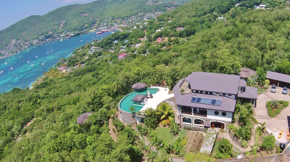 객실 (럭셔리 아파트, 침실 2개, 주방, 바다 전망 (Pool House))