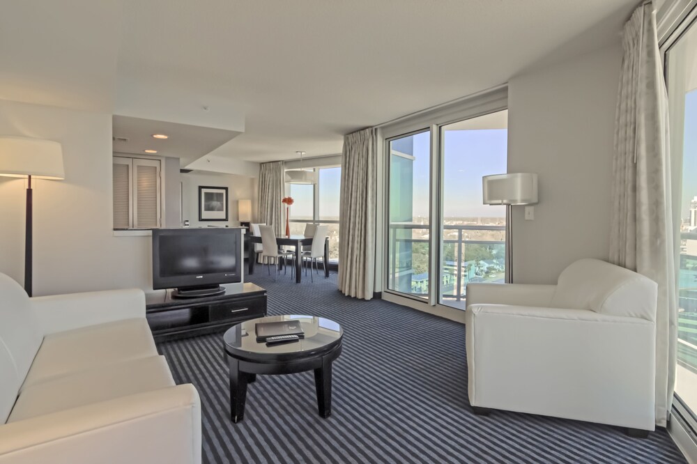 Condo, 2 Bedrooms, 180 degree Ocean View, with Balcony - Living Area