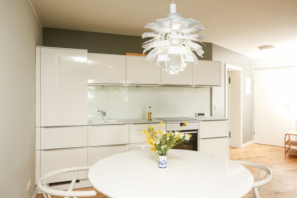 Kochnische im Zimmer (Appartment D, Maisonette)