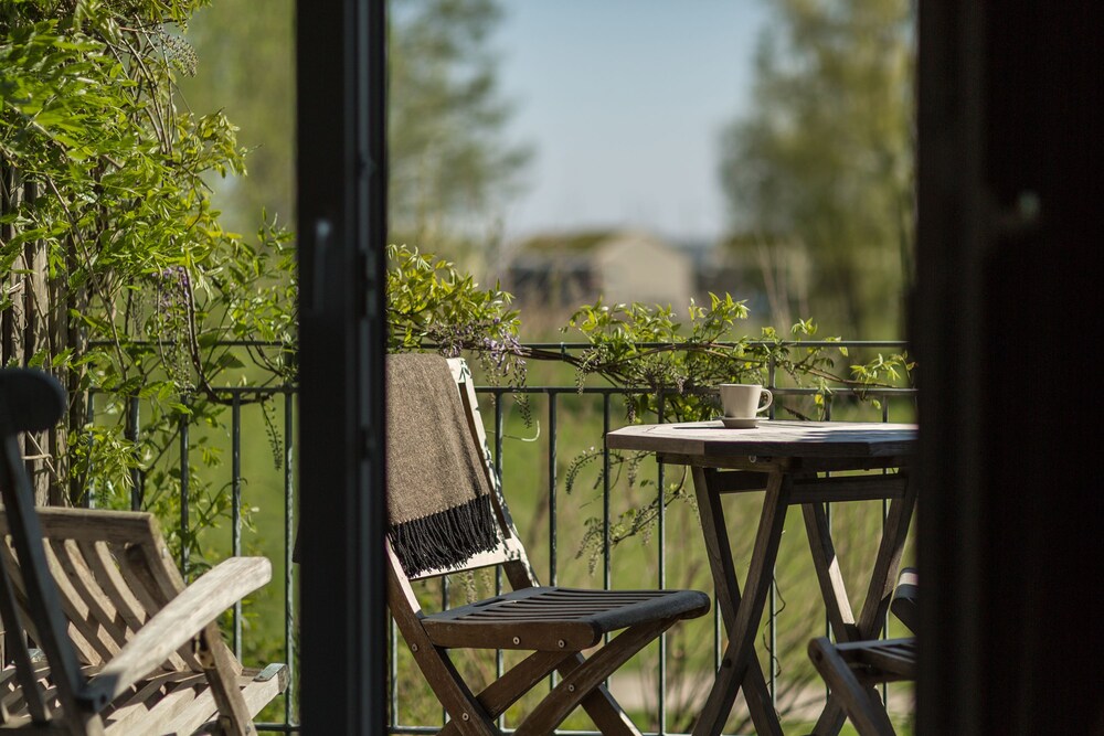 Ausblick vom Zimmer (Appartment I, 1 Schlaftimmer)