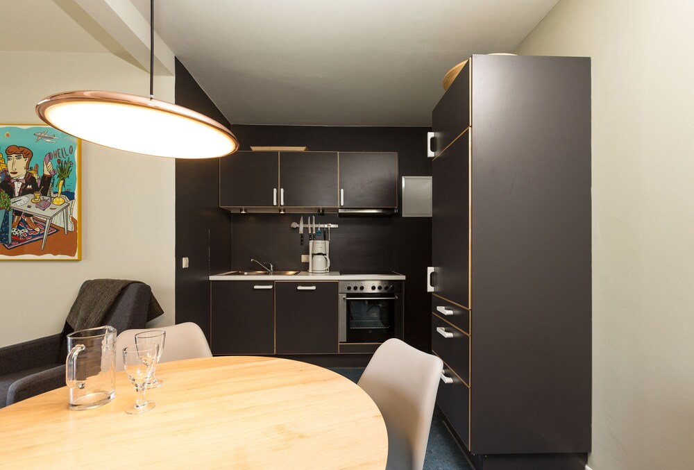 Kochnische im Zimmer (Appartment I, 1 Schlaftimmer)