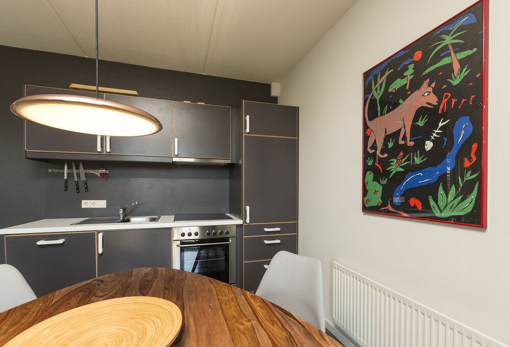 Kochnische im Zimmer (Appartment H, 1 Schlafzimmer)