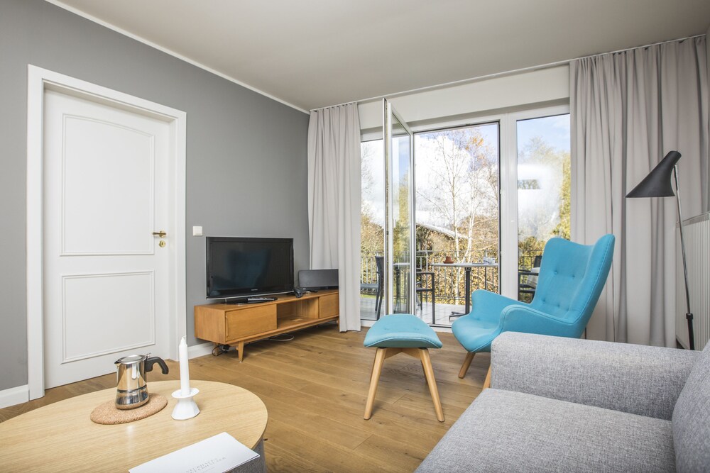 Wohnbereich (Appartment A, 1 Schlafzimmer)