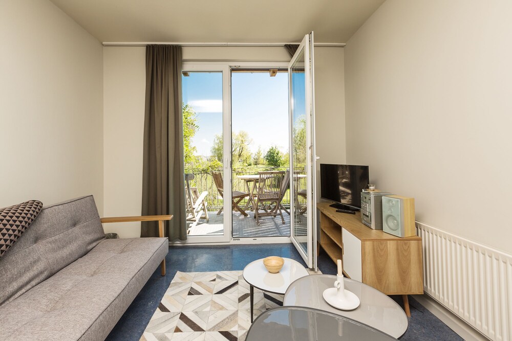 Ausblick vom Zimmer (Appartment I, 1 Schlaftimmer)