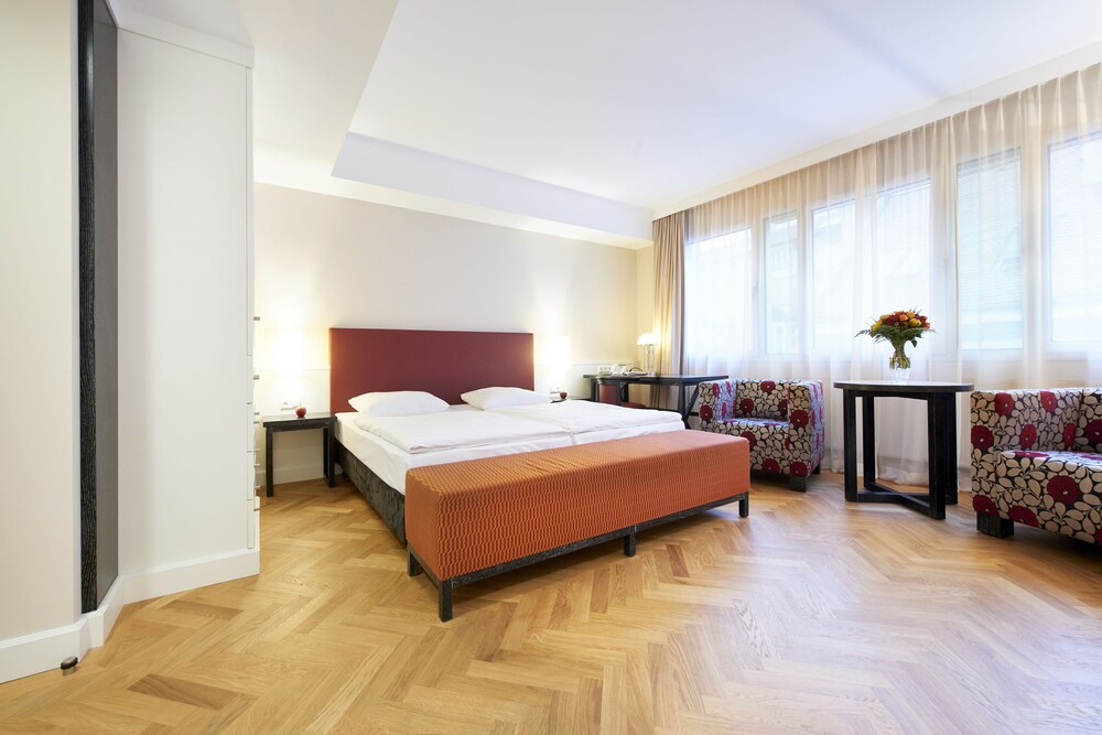 Ausblick vom Zimmer (Deluxe-Doppelzimmer)