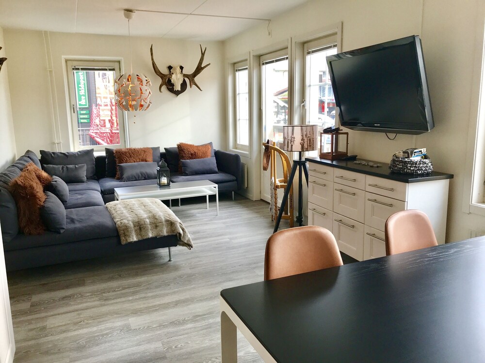 Gästrum (Lägenhet Panoramic - 3 sovrum - utsikt mot staden - intill skidbacke)