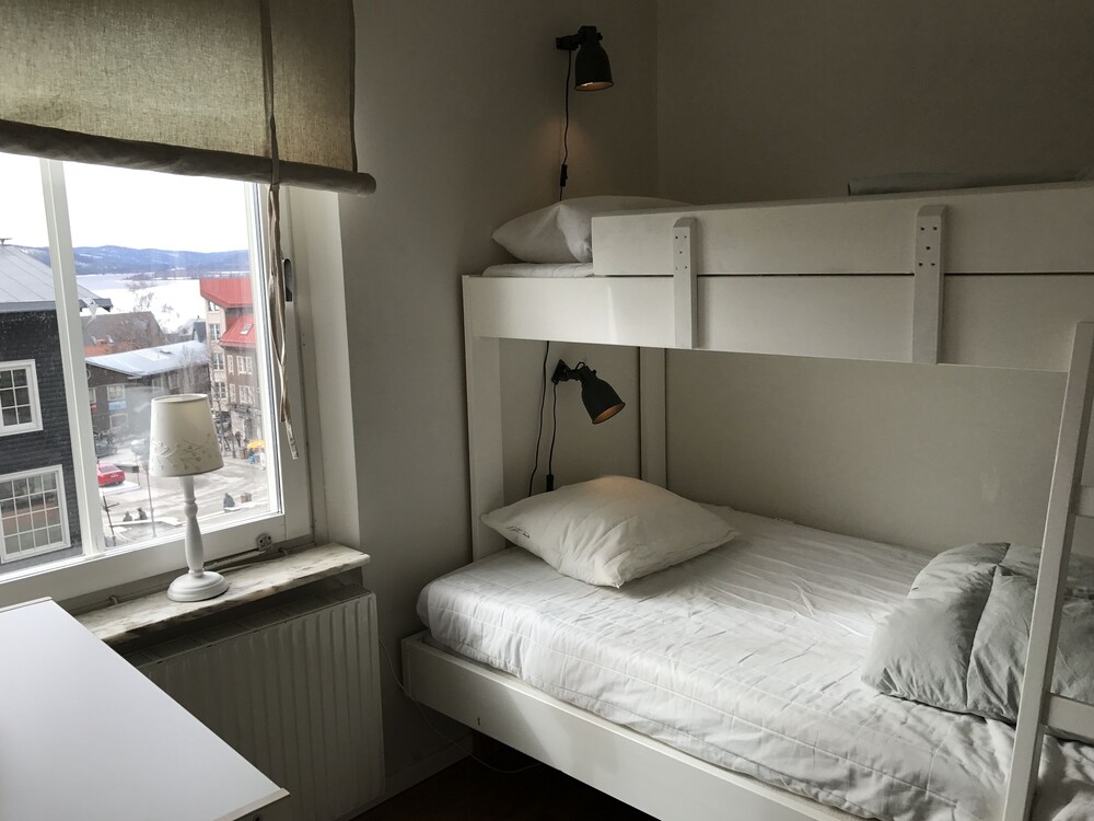 Gästrum (Lägenhet Deluxe - 2 sovrum - utsikt mot staden - intill skidbacke)