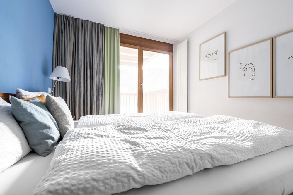 객실 (럭셔리 듀플렉스, 침실 3개, 금연, 산 전망 (Aroleid Apartment))