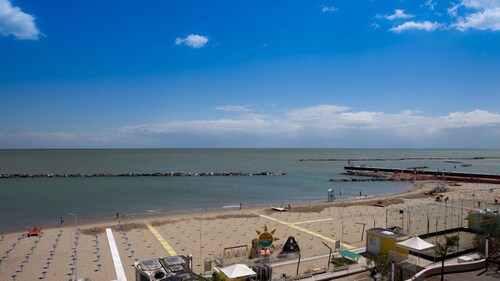 Vista spiaggia/mare