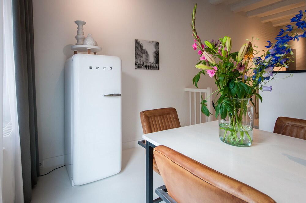 Eetruimte in kamer: Familie appartement, 2 slaapkamers (Canal Side)