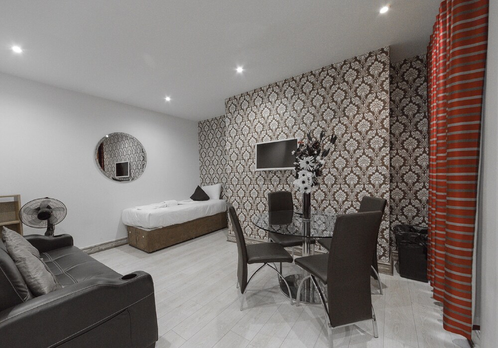 거실 공간 (슈피리어 스튜디오, 주방 (sleeps 4))
