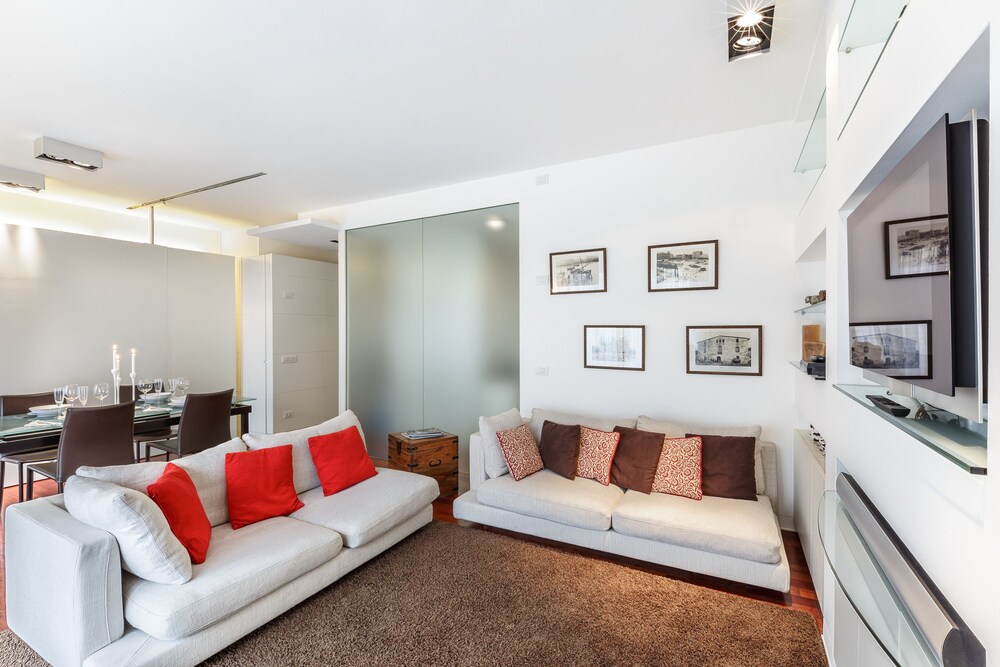 거실 공간 (Suitelowcost Marco Polo (Via Marco Polo 7))