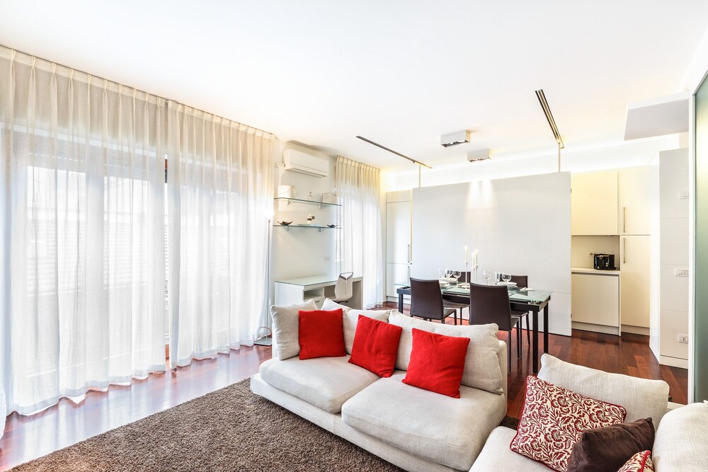 거실 공간 (Suitelowcost Marco Polo (Via Marco Polo 7))