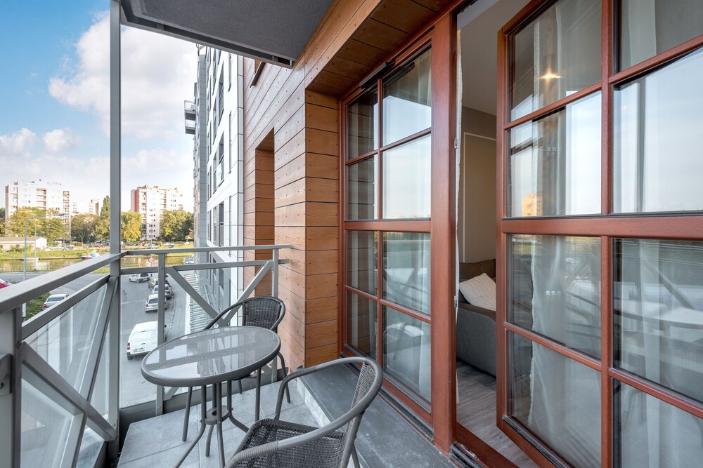 발코니 (디럭스 아파트, 침실 1개, 발코니 ((Jaglana 6B street) 18))