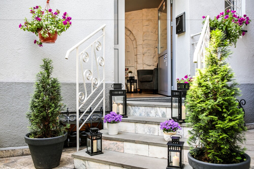 Hotellets inngangsparti