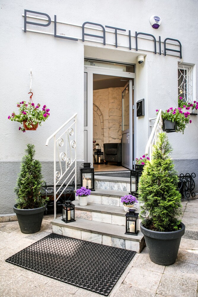 Hotellets inngangsparti