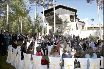 Zona para bodas al aire libre