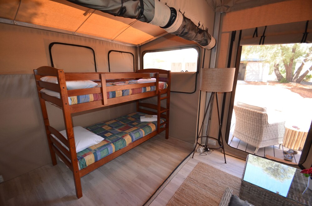 Luxury Queen Eco Tent with Ensuite - Guestroom