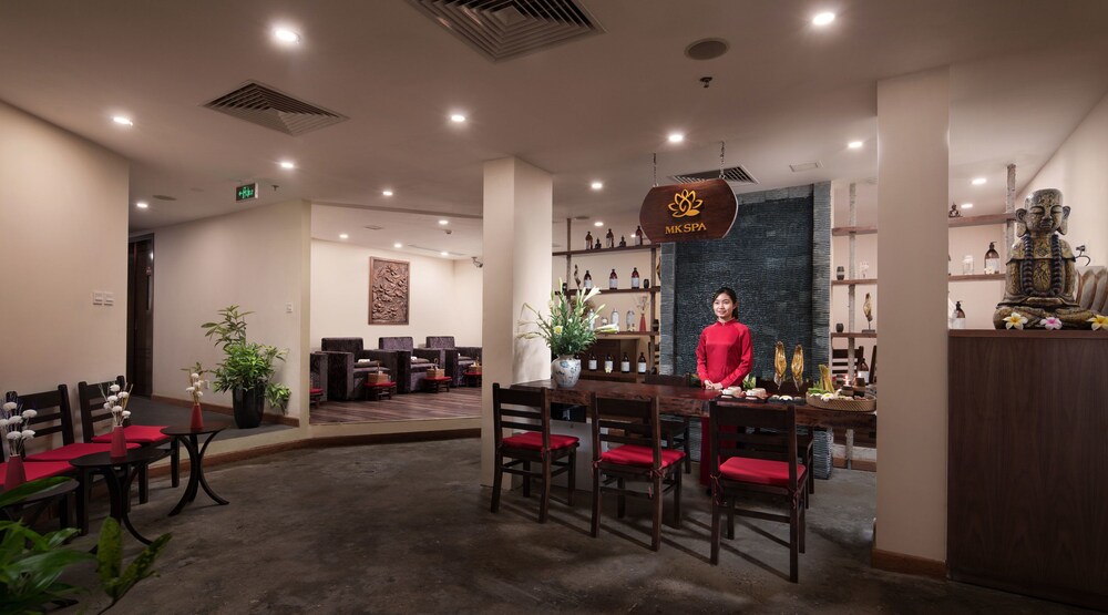 Khu tiếp tân spa