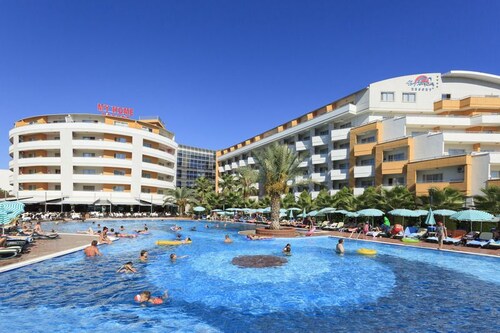Blick vom Hotel